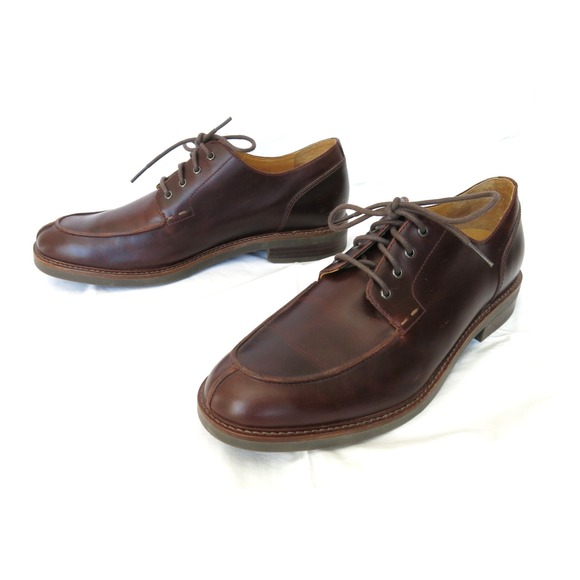 SperryTopsider Gold Cup Split Toe Oxford Shoes Mens 11 Brown Leather Norwegian